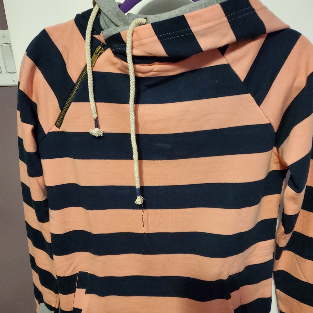 Double hooded sweatshirt